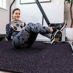 SUPERJARE 0.4'' Thick 12 Pcs 48 Sq Ft Rubber Top Exercise Equipment Mats - Image 3