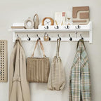 AMBIRD 35 inch Coat Rack Wall Mount, Extra Long Coat Hooks Wall Mount, Entryway - Image 6