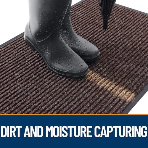 OLANLY 2-Pack Front Door Mats 33x21, Waterproof Heavy-Duty Doormats - Image 5