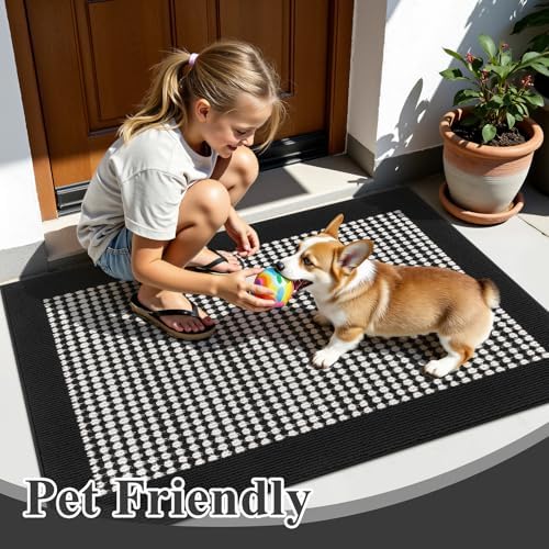 Ileading Indoor Door Mat, Absorbent Muddy Mats - Image 2