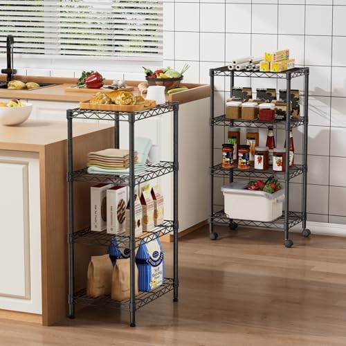 Golpart Small Shelves Storage Wire Metal Adjustable Shelf Unit - Image 2