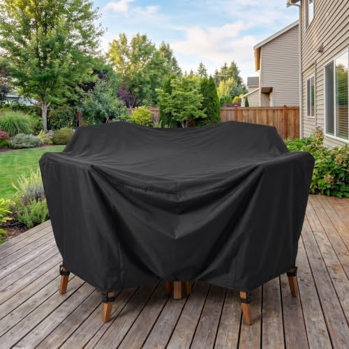 SheeChung Patio Furniture Cover Waterproof, Round Table Cover - Image 7
