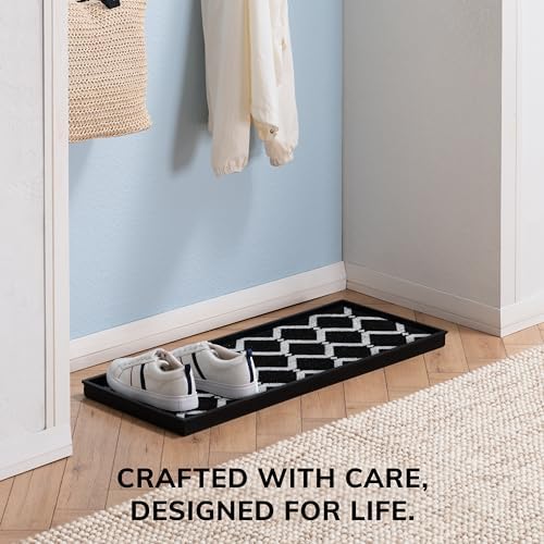 Anji Mountain Heavy Duty Waterproof Rubber Shoe Storage Mat Organizer/Boot - Image 5
