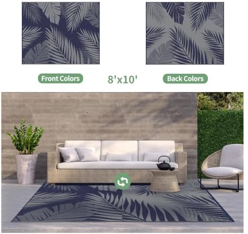 GENIMO Outdoor Rug, Waterproof Plastic Rugs - Image 2