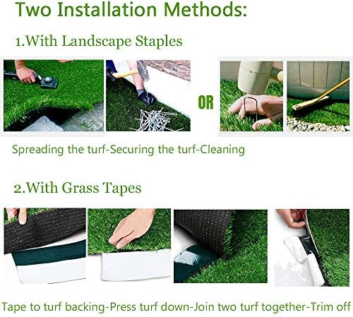 LITA Artificial Grass Turf Lawn 10 Feet x 14 Feet, 0.4" Pile Height Indoor - Image 6