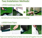 LITA Artificial Grass Turf Lawn 8 Feet x 66 Feet, 0.4" Pile Height Indoor - Image 6