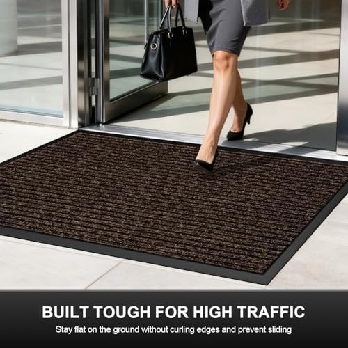 72"x24" Commercial Floor Mat, Non-Slip Waterproof Front Door Mat - Image 2