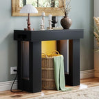Unikito 39" Entry Table with Sensor Light & AC Outlets with USB-C Ports by Unikito