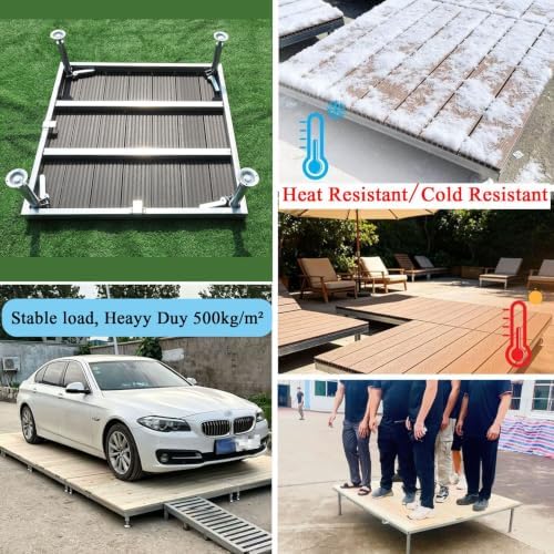 Raised Deck Platform Adjustable Outdoor Modular Decking - Image 6