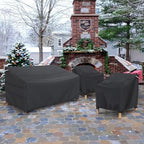 Gasadar 3-Seater Outdoor Sofa Cover Waterproof - Image 2