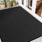 Front Door Mat 4' x 6', Low Profile Welcome Mat, Non-Slip Door Mat Outside by EZ2LIVE