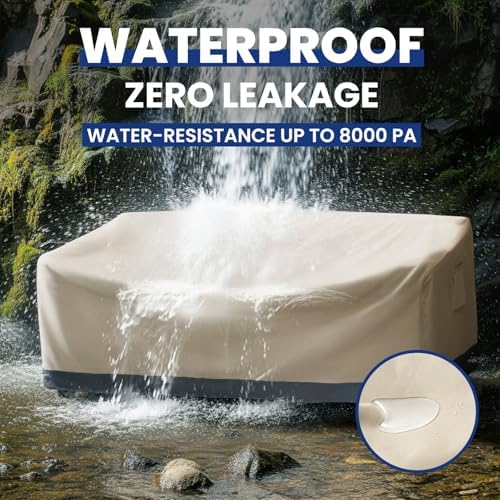 Extra Heavy Duty 3-Seater Outdoor Sofa Cover Waterproof - Image 5