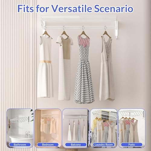 | Clothes Drying Rack Wall Mounted - Image 4