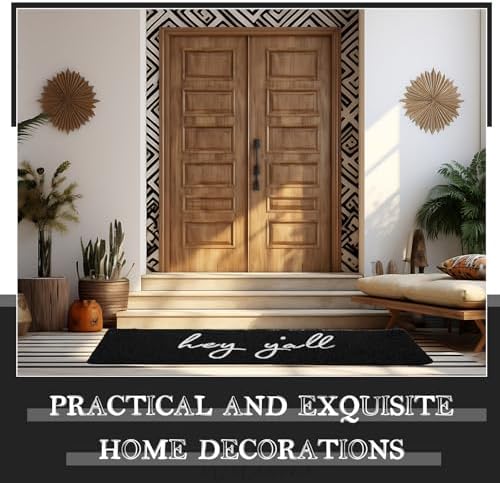 48''x16'' Long Doormat for Entrance Entry, Hey Y'all - Image 4