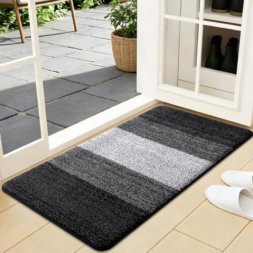 Kitinjoy Indoor Outdoor Door Mat, 40x24 Non-Slip Dirt Trapper Doormats by Kitinjoy