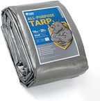 GUARD SHIELD Heavy Duty Tarp 16x20 Feet Silver/Black Multi Purpose Thick by GUARDSHIELD
