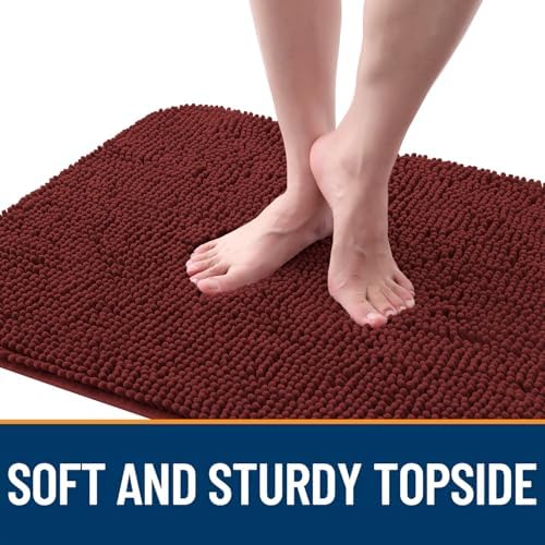 OLANLY Dog Door Mat for Muddy Paws 36x24, Super Absorbent Chenille Mud Mat - Image 4