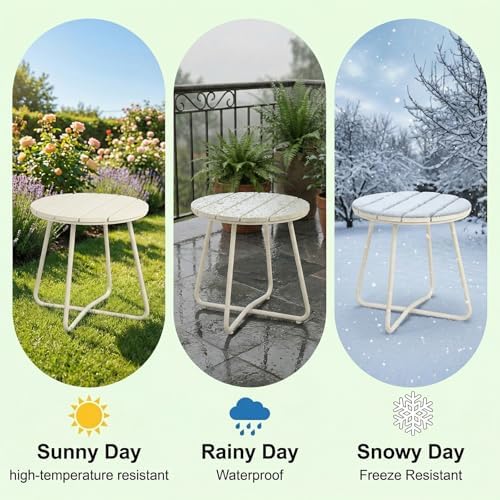 danpinera Outdoor Side Tables, HDPS Patio Table - Image 5
