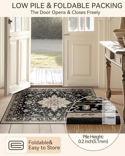 RELEANY Washable Area Rug, Runner 2'x8' - Image 6