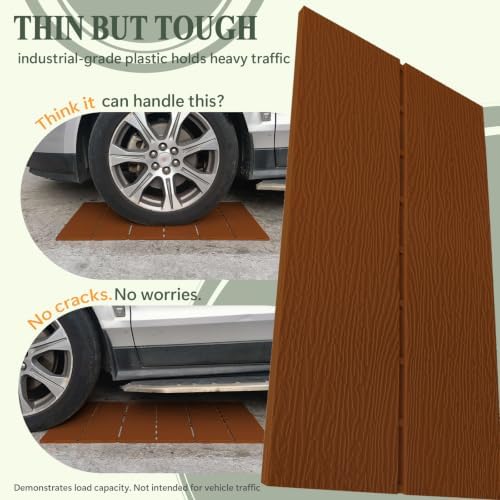 Plastic Interlocking Deck Tiles, Outdoor Patio Flooring 22 sq ft - Image 4