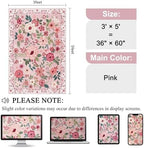 DUKINO 3x5 Area Rug, Floral Washable Rug - Image 2