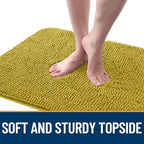 OLANLY Dog Door Mat for Muddy Paws 24x16, Super Absorbent Chenille Mud Mat - Image 4