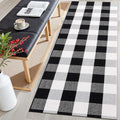 OLANLY Fall Door Mat, Buffalo Plaid Rug by OLANLY
