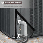 ULTCOVER 2 in 1 Air Conditioner Defender Cover 24W x 24D x 30H in - Image 4