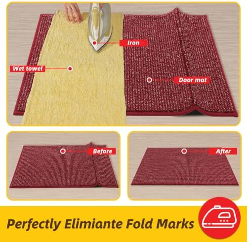 JSEI Dirt Trapper Door Mat 24" x 60", Non-Slip Washable Doormats - Image 2