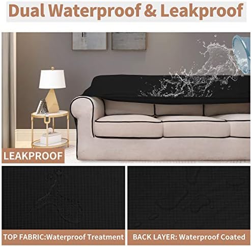 Easy-Going 100% Waterproof Couch Cover, 3 Cushion Couch Slipcover - Image 3