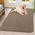 Smiry Dog Door Mat for Muddy Paws 40x32, Absorbent Low-Profile Doormats by Smiry