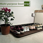 Large Multifunctional Boot Tray 2 Pack Boot Mat Washable Indoor or Outdoor Tray - Image 2