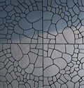 Plastic Interlocking Deck Tiles, 44 Pack, Simulated Cobblestone, Non-Slip Patio by Unknown