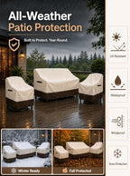 Patio Furniture Covers 3 Piece Set - Image 6