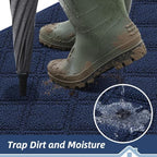 BEQHAUSE Dirt Trapper Door Mat 24" x 36" Non-Slip Washable - Image 3