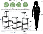 Twhep Tall Multi Tier Plant Stand, 13 Tiers Multifunctional Plant Stands - Image 7