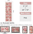 DUKINO 2x6 Runner Rug, Floral Washable Rug - Image 2