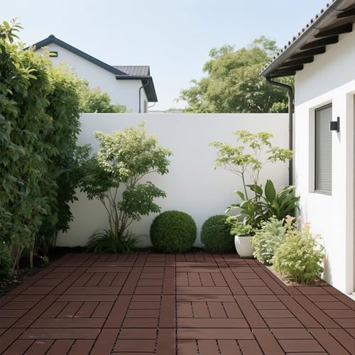 Interlocking Deck Tiles, 44 Pack, Running Bond Pattern Decking Tiles - Image 6