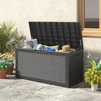KAMABOKO Outdoor Storage Box, 130 Gallon Deck Box Outdoor Waterproof - Image 2