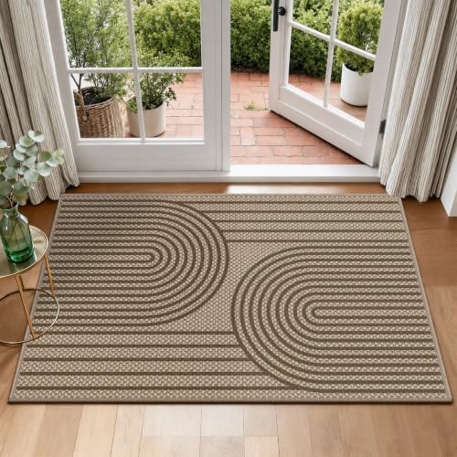 Faux Jute Front Door Mat by VSIWB