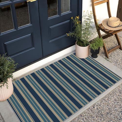 3x5 Striped Entry Rug - Image 3