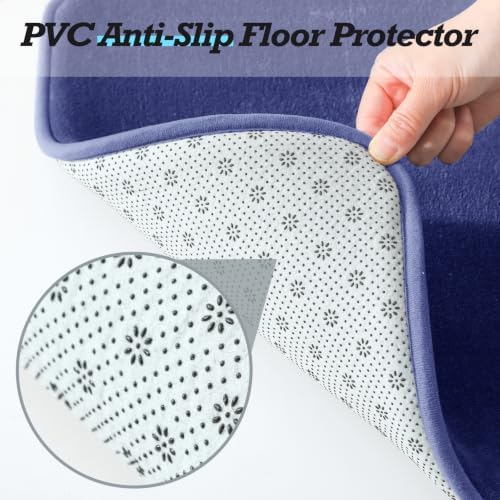 HUXMEYSON Bathroom Rugs Sets 3 Piece, Non-Slip & Quick Dry Bath Mat Set - Image 4