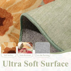 DUKINO 2x7 Runner Rug for Hallway, Floral Washable Rug for Kitchen - Image 7