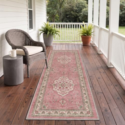 GENIMO 2.5x8 Outdoor Runner Rug, Washable by GENIMO