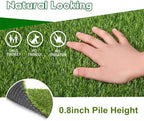 Artificial Grass Fake Grass Lawn Turf 6 ft x 71 ft, GL Realistic Synthetic Pet - Image 2