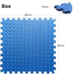 32 Pack 128 sqft Home Gym Mat, Puzzle Exercise Mat, EVA Interlocking Foam Floor - Image 2