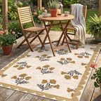4x6 Covered Outdoor Patio Rug by Othilic