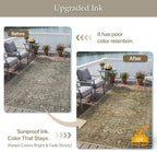 GENIMO 2.5x8 Outdoor Runner Rug, Washable - Image 5