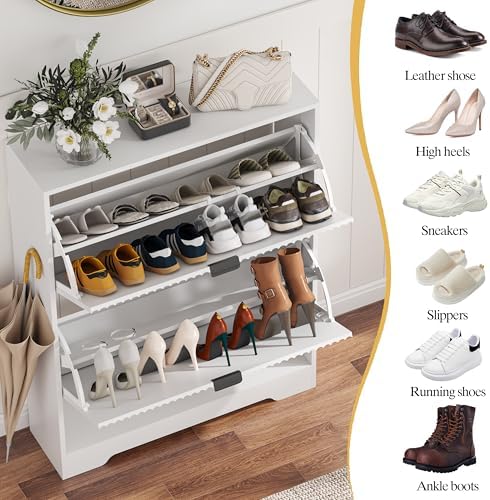 HUANLEGO Shoe Cabinet Storage for Entryway - Image 4