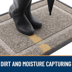 OLANLY Front Door Mat Outside 59x34, All-Season Heavy-Duty Rubber Doormat - Image 4